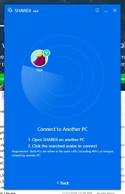 Cómo usar SHAREit para transferir archivos desde un PC a otro diferente 2 SHAREit conectar 2 PC por Wifi