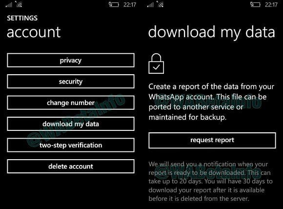 WhatsApp para Windows Phone agrega "Compartir Ubicación" pronto 4 WhatsApp para Windows Phone descargar datos