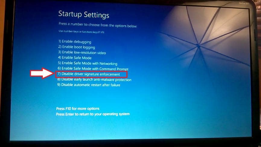 Controladores No Firmados por Microsoft: Cómo instalarlos en Windows 10 2 Desactivar restriccion controladores no firmados por Microsoft