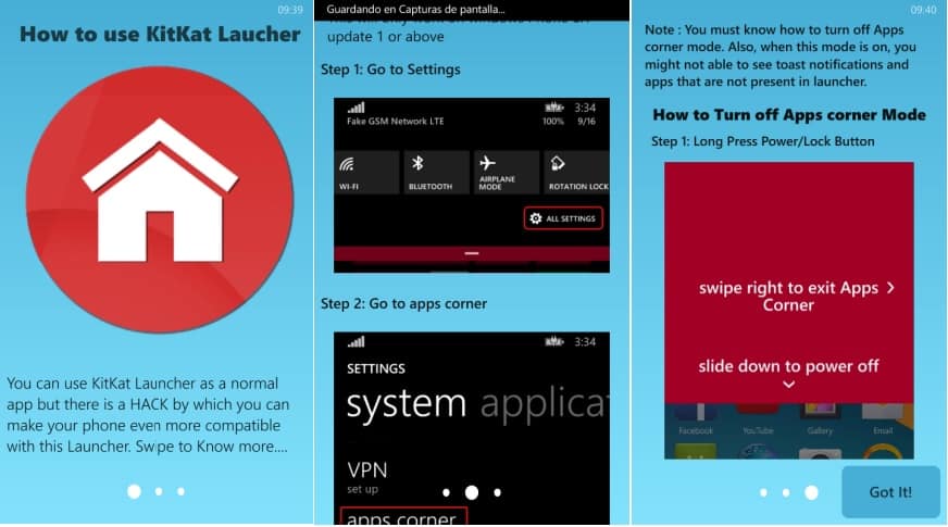 Android en Windows Phone: 2 Alternativas para cambiar su apariencia 3 launcher Android en Windows Phone