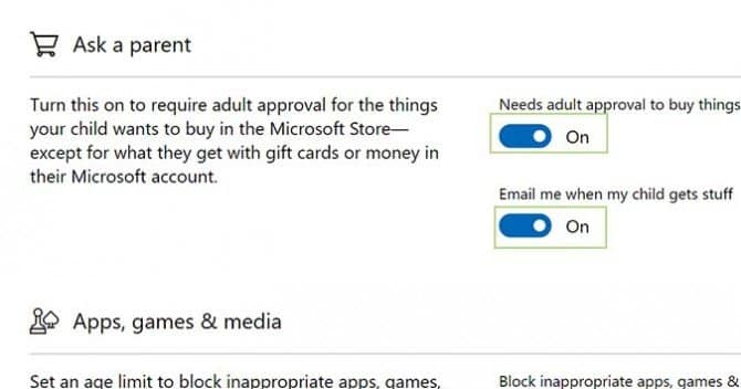 Windows 10 para niños: Cómo configurar el PC para Contenido acorde a su Edad 2 PC con Windows 10 para niños