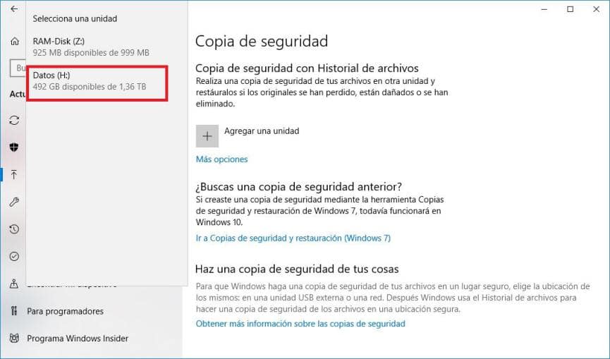 Copias de Seguridad en Windows 10: Cómo hacer Parciales y Completas 2 Copias de Seguridad Windows 10