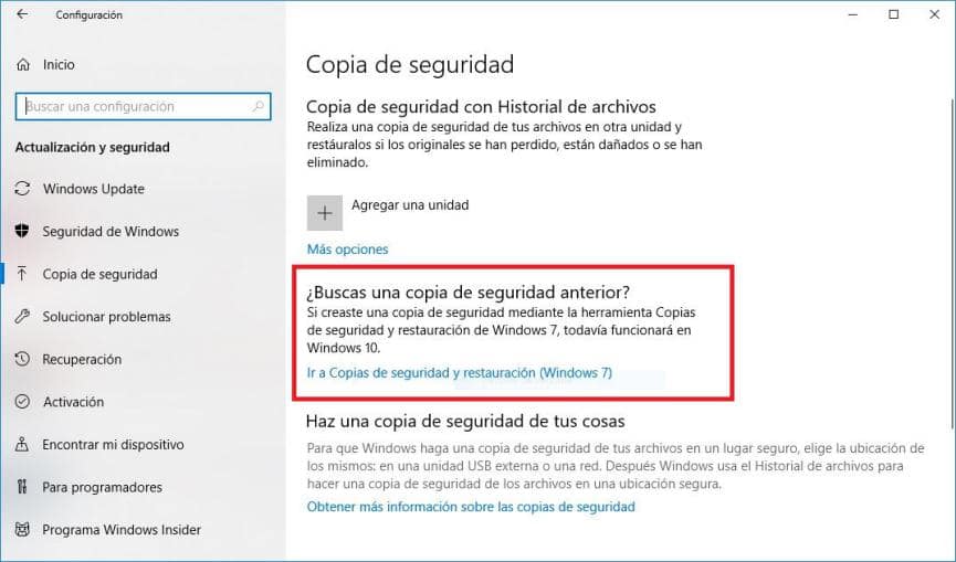 Copias de Seguridad en Windows 10: Cómo hacer Parciales y Completas 5 Copias de Seguridad Windows 10