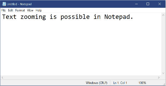 NotePad en Windows 10: 4 Nuevas funciones que todos deberían conocer 2 NotePad en Windows 10