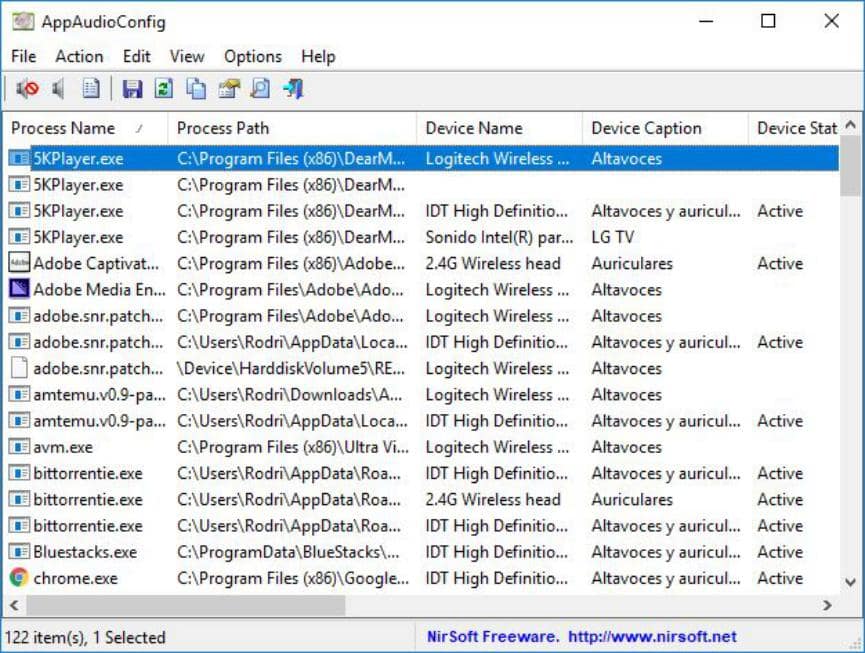 AppAudioConfig: Configurar Niveles de Volumen para cada herramienta 1 AppAudioConfig