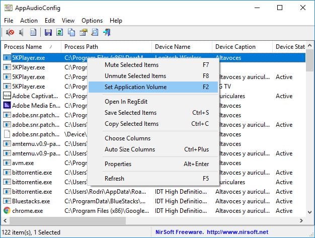 AppAudioConfig: Configurar Niveles de Volumen para cada herramienta 2 AppAudioConfig
