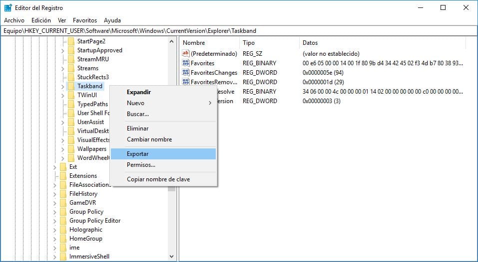 Aplicaciones en Barra de Tareas: Cómo hacer una copia de Seguridad 2 accesos directos Barra de Tareas