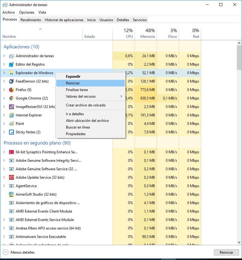 Aplicaciones en Barra de Tareas: Cómo hacer una copia de Seguridad 3 accesos directos Barra de Tareas