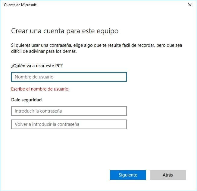 Cuenta Local en Windows 10: Método Moderno y sus Restricciones 4 Cuenta Local en Windows 10