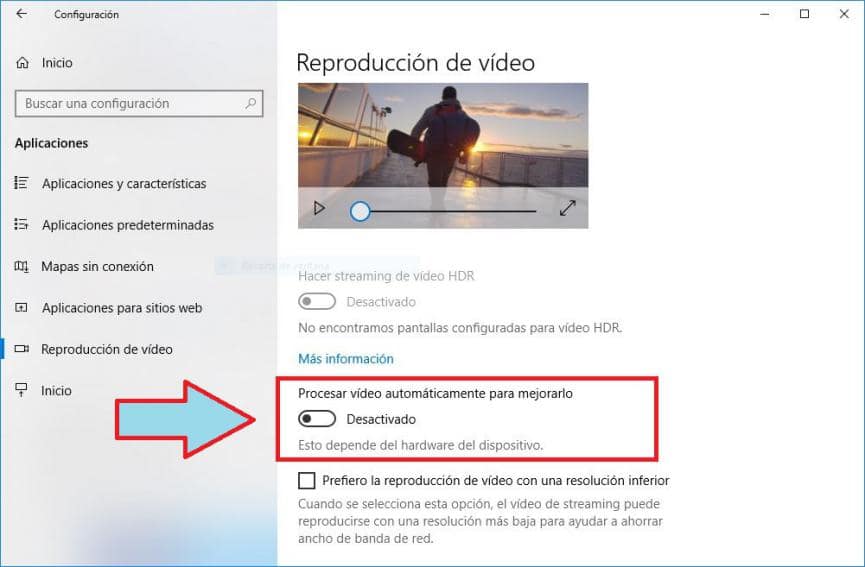 Cómo Mejorar la Calidad de Videos en Windows 10 sin ningún Extra 1 mejorar calidad de videos en Windows 10