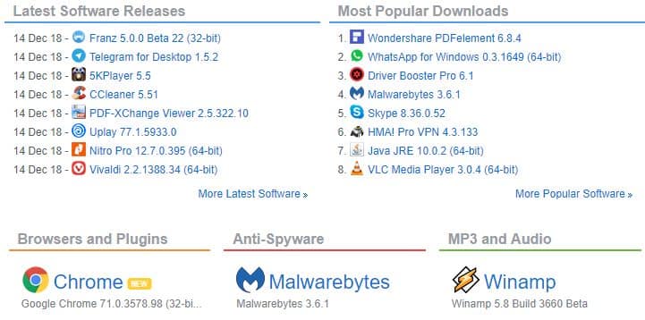 Descargar Aplicaciones Gratis para Windows: 9 Sitios No Peligrosos 7 Descargar aplicaciones gratis con FileHorse