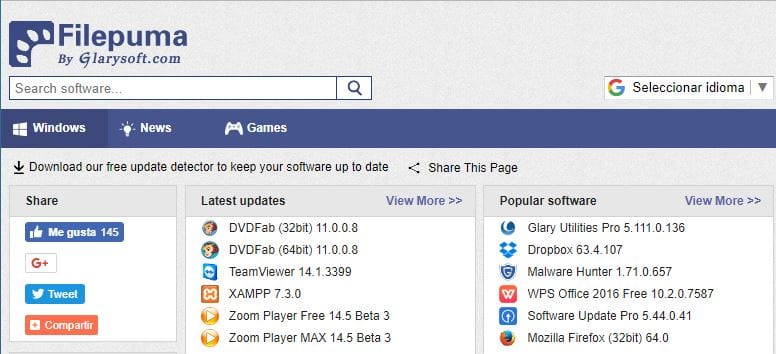 Descargar Aplicaciones Gratis para Windows: 9 Sitios No Peligrosos 8 Descargar aplicaciones gratis con FilePuma