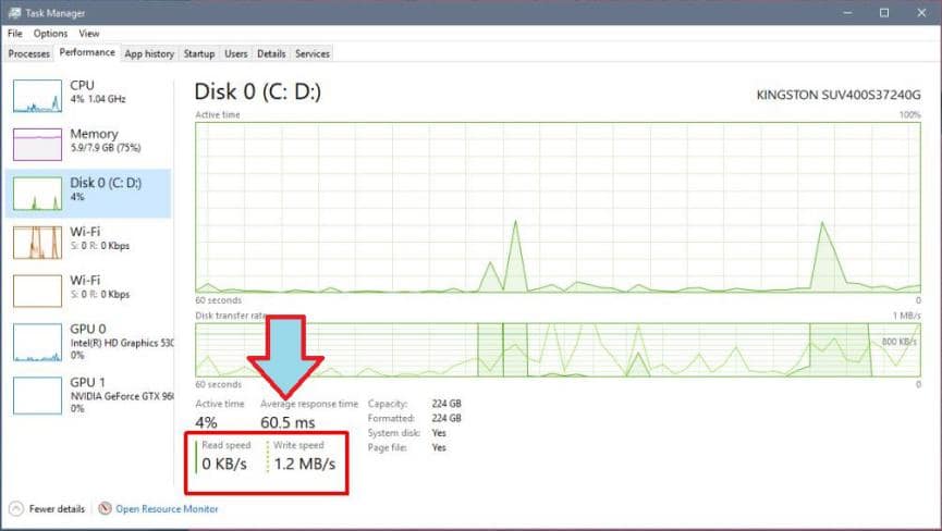 Velocidad en Discos SSD: Cómo Averiguralo en Windows 10 nativamente 1 Velocidad en Discos SSD