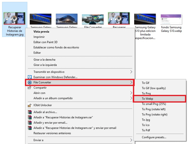 File Converter: Convertir Cualquier imagen a formato Webp en Windows 1 File Converter jpg a webp