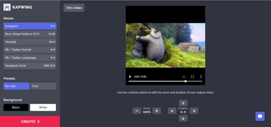 Cambiar de Tamaño a Tus Videos de Youtube: KapWing lo hace posible 2 Kapwing cambiar tamaño de videos