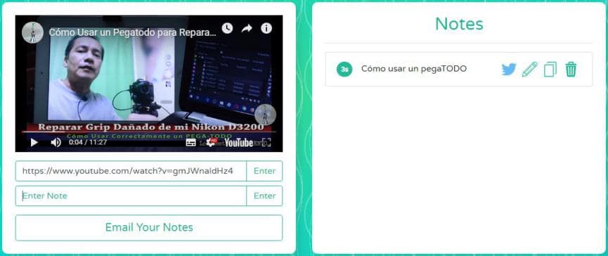 Videos de Youtube: Cómo Compartir algo Importante a tus Amigos 2 vdnote para compartir videos de youtube