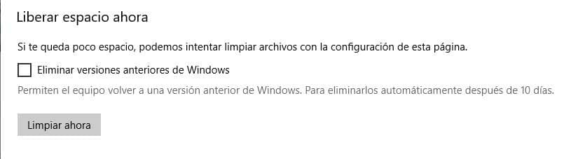 Sensor de Almacenamiento: ¿Que es y como Funciona en Windows 10? 4 Sensor de Almacenamiento Windows 10