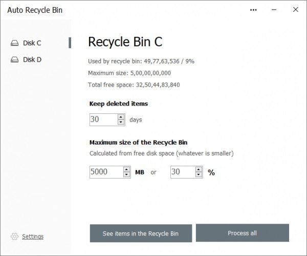 Auto Recycle Bin: Vaciar Automáticamente la Papelera de Reciclaje 1 Auto Recycle Bin