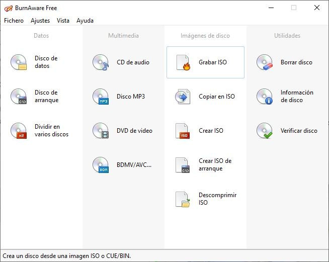 DVD Windows 7 a imágenes ISO