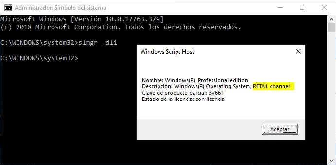 Tu Licencia de Windows 10: ¿Es Comercial, OEM o de Volumen? 1 licencia de Windows 10