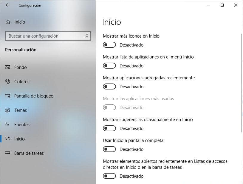 Menú de Inicio en Windows 10: Cómo Reducirlo a la Mínima Expresión 1 Menu de Inicio en Windows 10