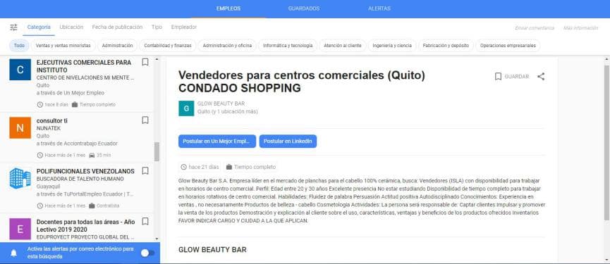 Cómo Buscar Trabajo con Google Empleos: Todo lo que debes hacer 2 como buscar trabajo con Google Empleos
