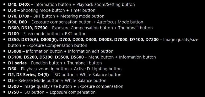 Resetear una Cámara Nikon: Cómo hacerlo si Falla su Funcionamiento 1 reset Cámara Nikon