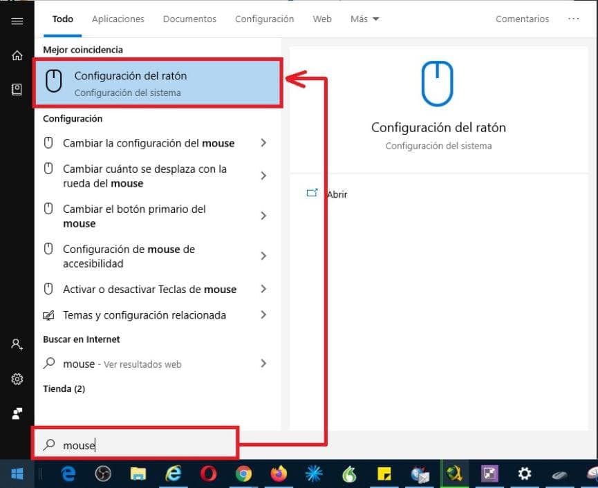 Propiedades del Ratón: ¿Dónde se encuentran en Windows 10? 1 Propiedades del Ratón en Windows 10