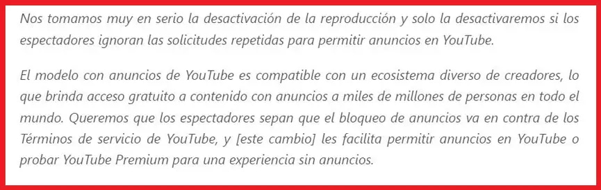 Ver YouTube Sin Anuncios ya no será posible para los Espectadores 1 YouTube Sin Anuncios