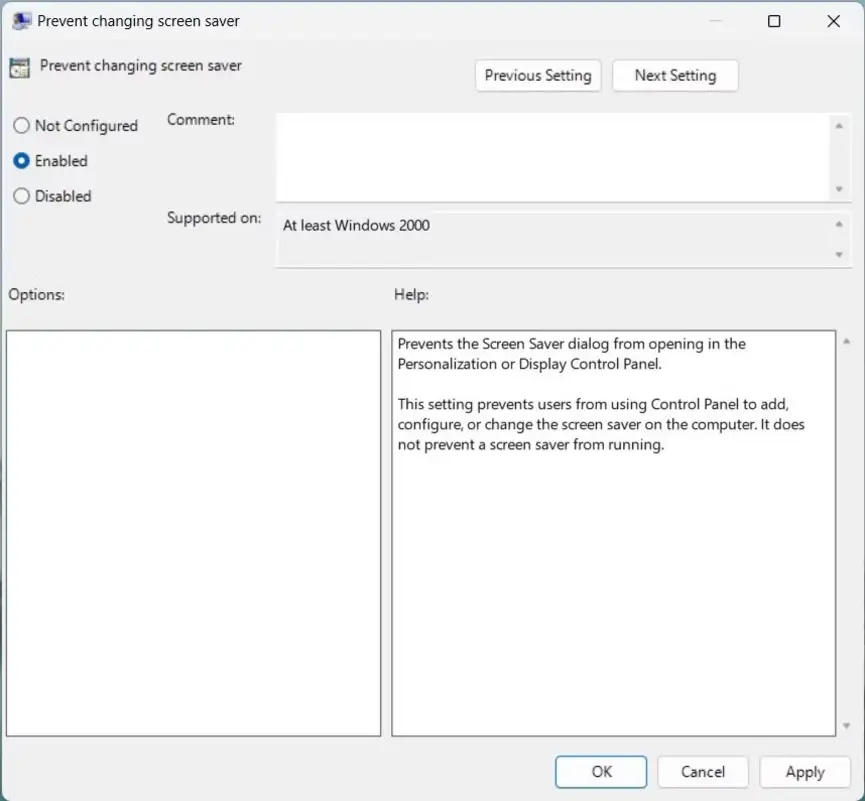 Bloquear el Salvapantallas en Windows 11: Impedir que lo cambien 4 bloquear screensaver en Windows 11